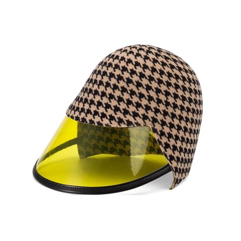 gucci felt hat with visor